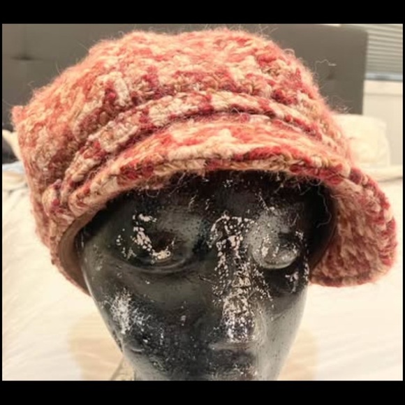 San Diego Hat Company WOOL Red and Cream Tweed Cap - Picture 1 of 12